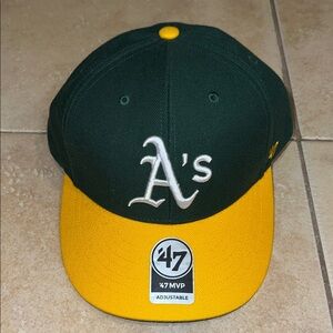 47 Brand A's Green and Yellow Cap